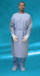 GOWN PROCEDURE NS HOOK/LOOPKNIT CUFF BELT UNI 10/PK6PK/CS