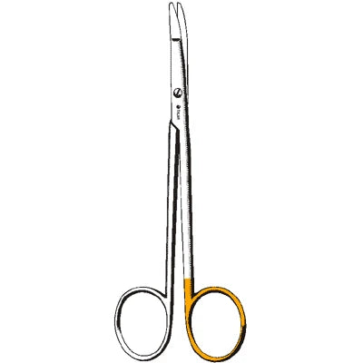 Sklarcut Ragnell Dissecting Scissors - 5", Curved, Blunt/Blunt, 1 Standard Edge, 1 Micro-Serrated Edge - 15-3320 