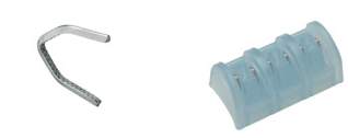 Ligating Clip SLS Classic Adhesive Cartridge Style Titanium Medium Blue Cartridge 6 Clips (Box of 180)