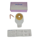 Ostomy Pouch Safe n Simple One-Piece System 12 Inch Length Convex, Pre-Cut 1 Inch Stoma Drainable (80/CS) 