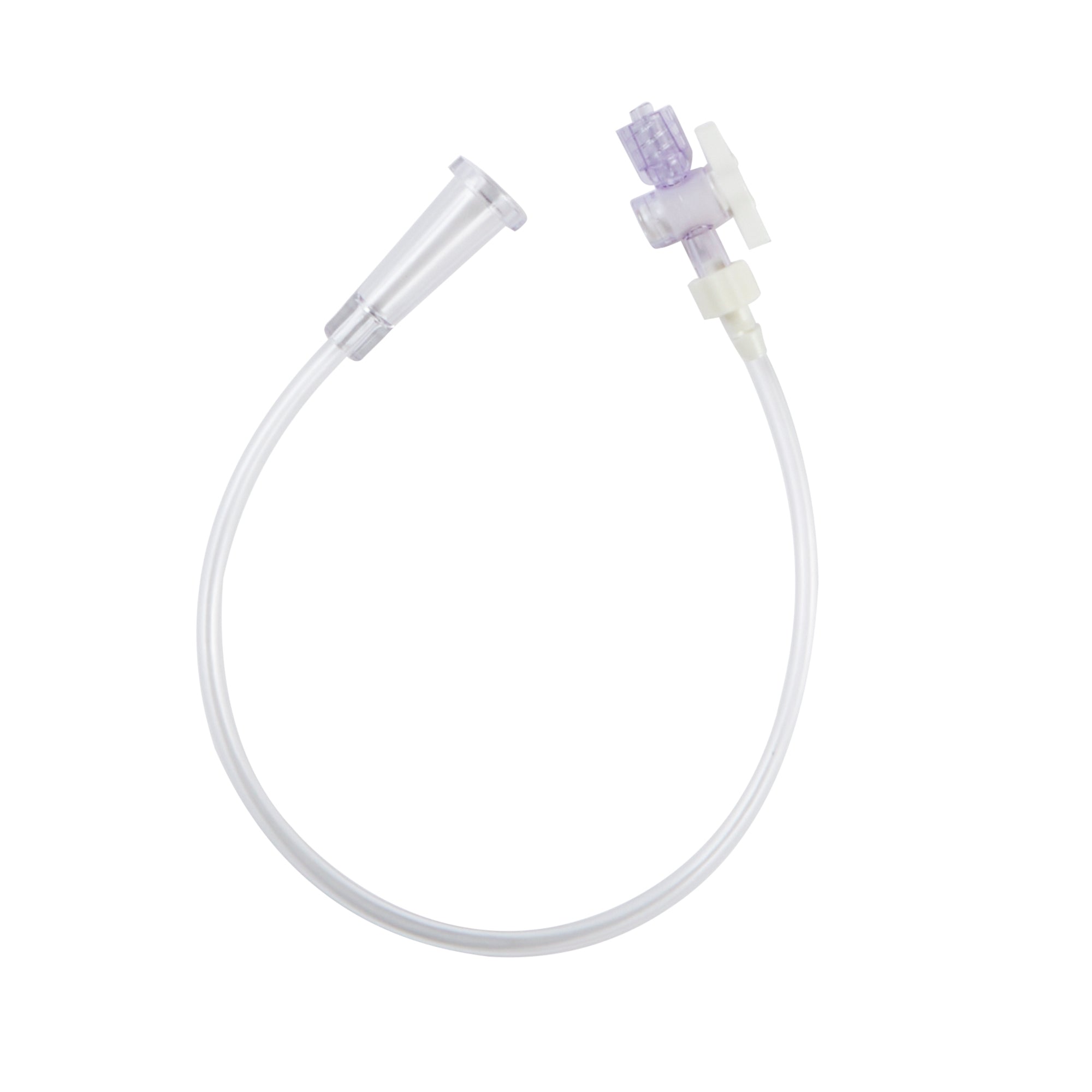 Connecting Tube Cook 14 Fr. X 30 cm L, With Stopcock, Drainage Bag Connector For External Drainage Catheter To Drainage Pouch 
