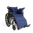 NYOrtho Wheelchair Overlay Cushion, 17 in. W x 54 in. D, Fiber, Dark Blue (Each)