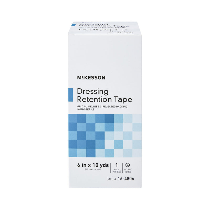 McKesson Brand McKesson Nonwoven Fabric Dressing Retention Tape, 6 Inch x 10 Yard (12/CS) 