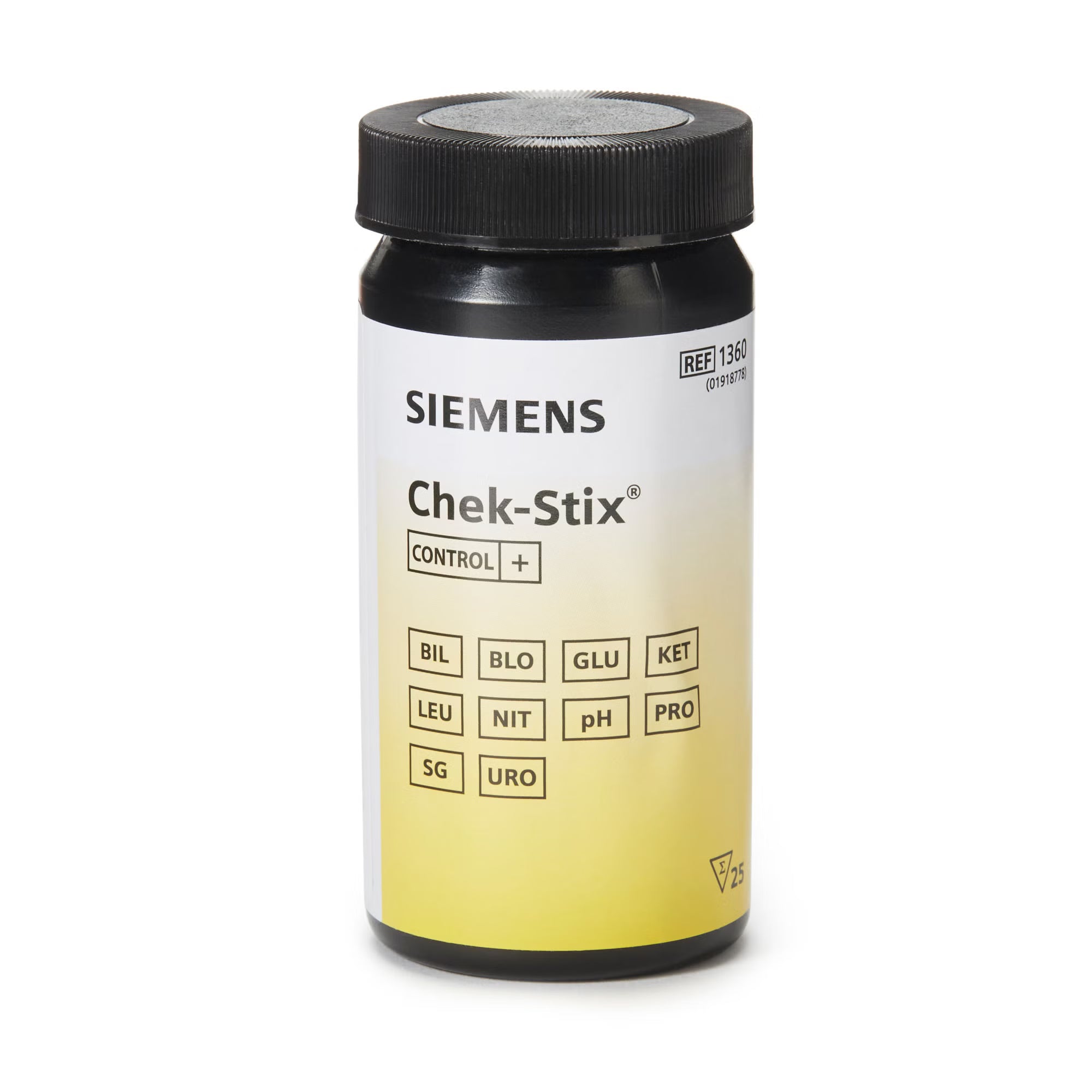 Chek-Stix Control Set for Siemens Reagent Strips and Tablets for Urinalysis (Pack of 25)