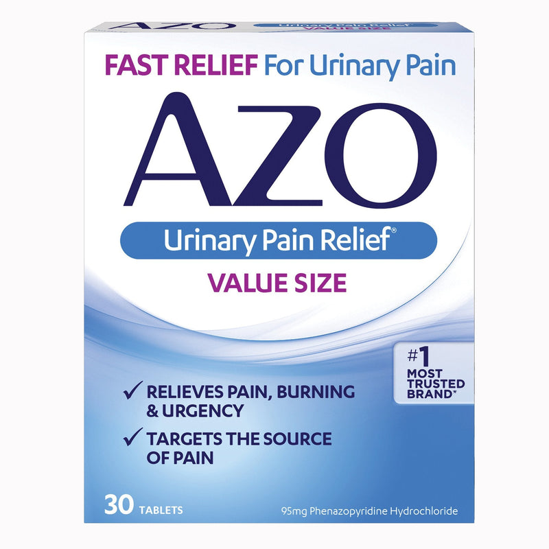 i-Health Inc AZO Urinary Pain Relief Tablets, Maximum Strength, 30 per Box (24/CS) 