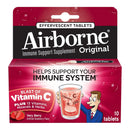 Reckitt Benckiser Airborne Original Immune Support Supplement Effervescent Tablets, Strawberry 