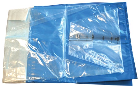 BR Surgical OB Drape with pouch, non-sterile, 5/box 