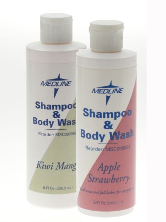 Medline BODY WASH/SHAMPOO, W/FRAGRANCE(4GL/CS) (MSC095062 / CS) 