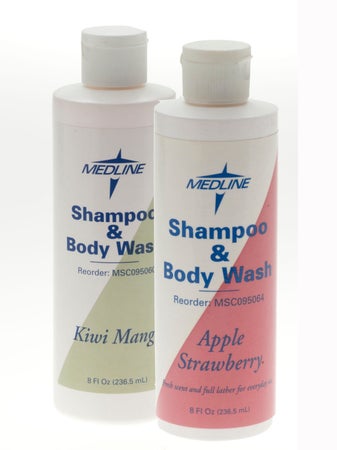 Medline BODY WASH/SHAMPOO, W/FRAGRANCE(4GL/CS) (MSC095062 / CS)