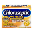 Med Tech Products Chloraseptic Warming Sore Throat Lozenges Honey Lemon (18/CT) 