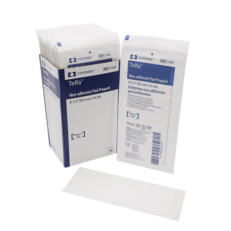 Cardinal Telfa Ouchless Nonadherent Dressing, 3 x 8 Inch (600/CS) 