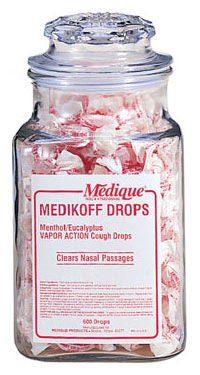 Medikoff Menthol/Eucalyptus Drops for Coughs and Sore Throats (Case of 1800)