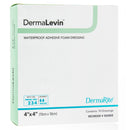 Sion Brands LLC DermaLevin Adhesive with Border Foam Dressing, 4 x 4 Inch (10/BX) 