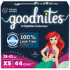 Goodnites Heavy Absorbency Nighttime Underwear, X-Small for Girls 28 – 43 lbs. (Case of 44)