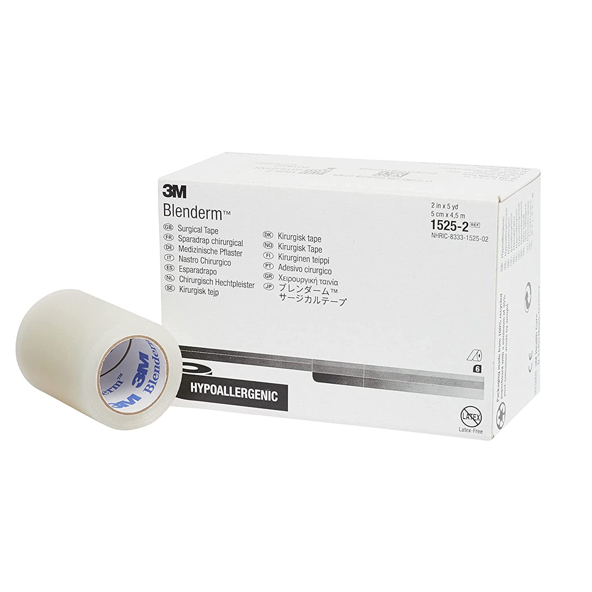 Waterproof Medical Tape 3M Blenderm Transparent 2 Inch X 5 Yard Plastic NonSterile 