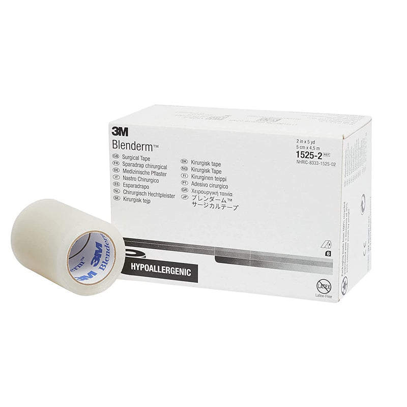 Waterproof Medical Tape 3M Blenderm Transparent 2 Inch X 5 Yard Plastic NonSterile 