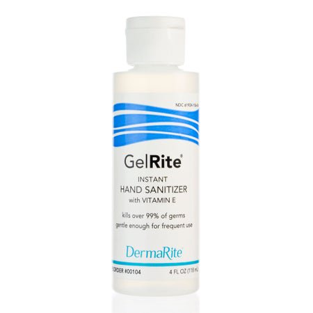 SANITIZER INSTAND HAND GELRITE4OZ 24/CS