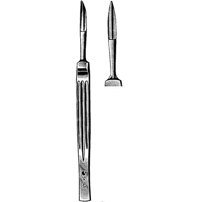 Sklar Joseph Double-Edged Nasal Knife - Straight, Small Blunt Tip - 41-1270