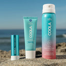 Suncare Travel Kit COOLA SPF 30 / SPF 50 Spray / Lotion / Balm Pouch 