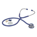 Veridian Pinnacle Series Stainless Steel Stethoscope, Blue (Case of 50)