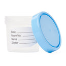 Specimen Container 120 mL (4 oz.) Screw Cap Poly Bagged Sterile / Sterile Fluid Path (Case of 100)