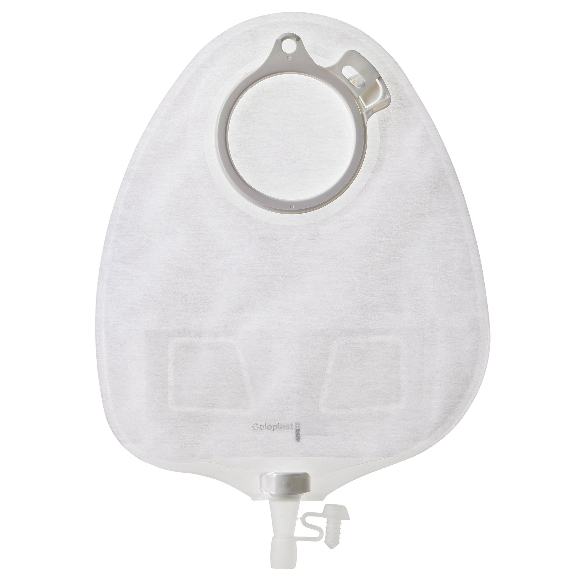 Coloplast Assura Two-Piece Transparent Urostomy Pouch, Blue Match (10/BX) 