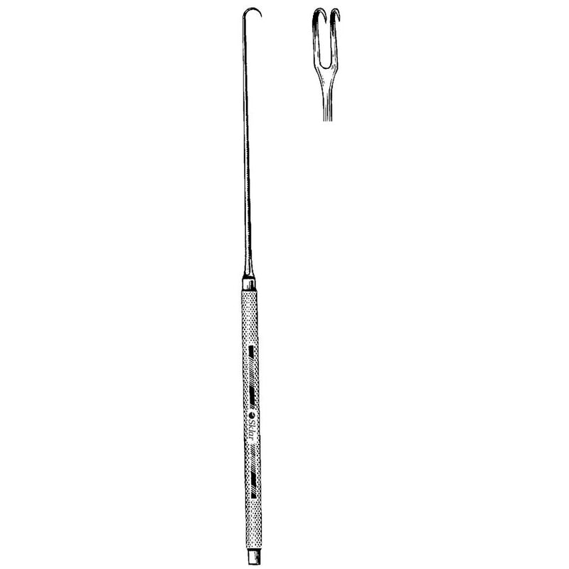 Merit Joseph Hook - 6-1/4", 2 Prongs, Sharp, 2mm Spaced Tips - 97-392