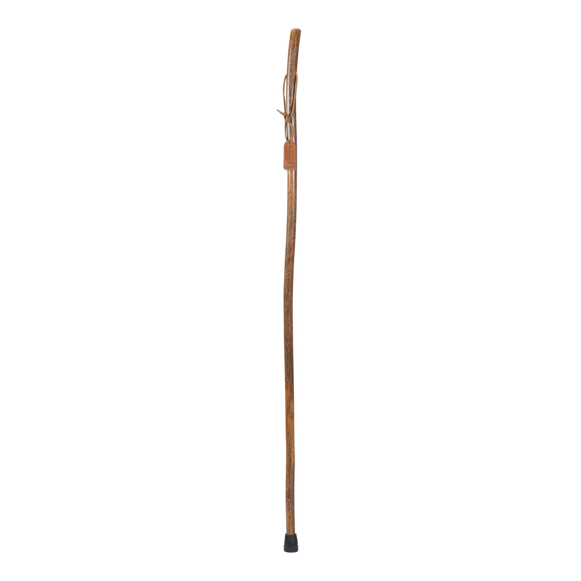 Mabis Healthcare Brazos Hickory Rustic Walking Stick, 58-Inch Height 