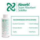 Fluid Solidifier Absorb! 1,200 cc Bottle 23.5 oz. (Case of 175)