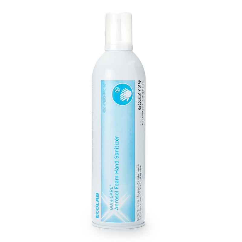 Quik-Care Foam Hand Sanitizer, 15 oz. Aerosol Can (Case of 12)