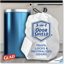 Trash Bag Glad 13 gal. 0.72 mil 12 X 24 Inch White Tall Kitchen Dispenser Box (Case of 400)