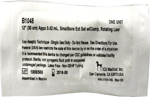 IV Extension Set ICU Small Bore 12 Inch Tubing 
