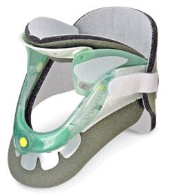 Rigid Cervical Collar Aspen Vista Preformed Adult One Size Fits Most Two-Piece / Trachea Opening Adjustable Height Adjustable Neck Circumference (Each)