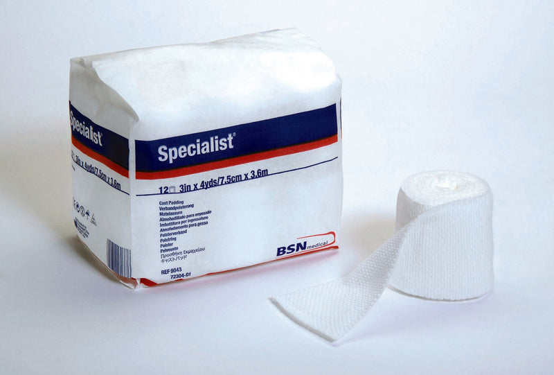 BSN Medical Specialist White Cotton / Rayon Undercast Cast Padding, 6 Inch x 4 Yard (36/CS)