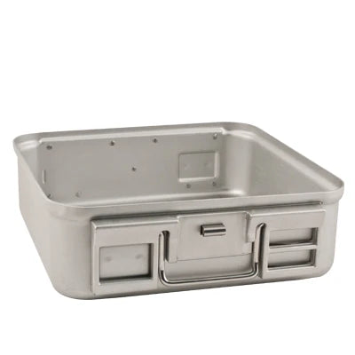 SklarLite Sterilization Container Bottom - Half-Size, Perforated Bottom, 11-1/4" x 11" x 4" - 10-4750 