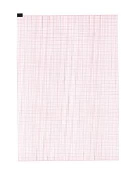 Recording Chart Paper Nihon Kohden Z-Fold Red Grid (Case of 10 Packs)