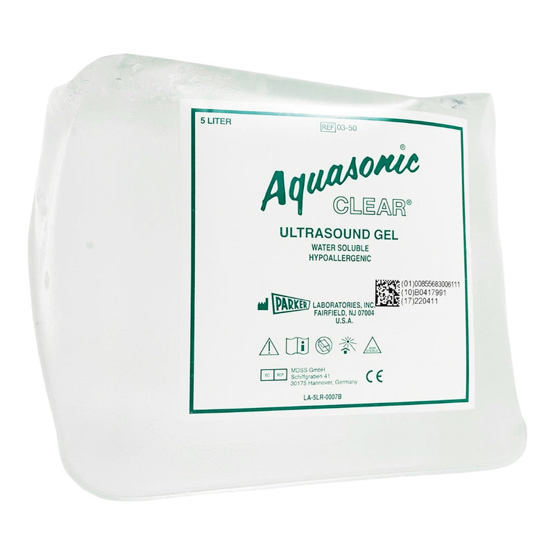 Parker Labs Aquasonic Clear Ultrasound Gel, 5 liters (4/CS) 