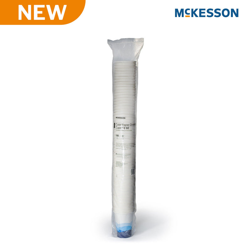 McKesson Paper Cup for Cold Beverages, Blue Mountain Print, 12-ounce Capacity (Case of 2000)