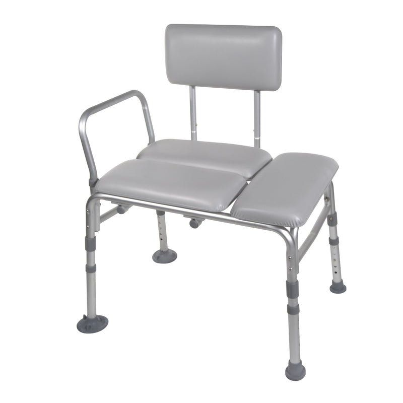drive Aluminum Knocked Down Bath Transfer Bench, 17¾ – 21¾ Inch Seat Height (Each)