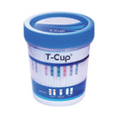 Drugs of Abuse Test Kit T-Cup AMP, BAR, BUP, BZO, COC, mAMP/MET, MDMA, MOP, MTD, OXY, PCP, THC (CR, pH, SG) 25 Tests CLIA Waived (Case of 100)
