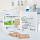 McKesson Brand McKesson Silicone Adhesive with Border Silicone Foam Dressing, 3 x 3 Inch (200/CS) 