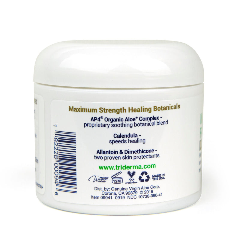 TriDerma MD Intense Fast Healing Moisturizer, 4-ounce Jar, Unscented
