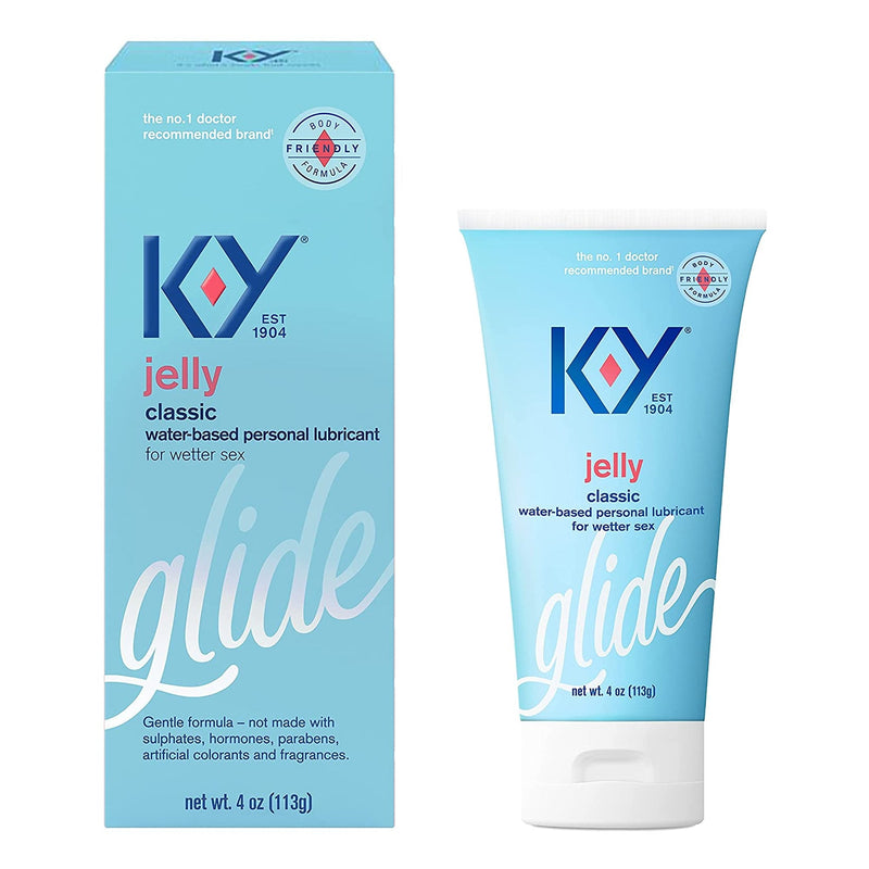 RB Health US LLC K-Y Glide Personal Lubricant, 4-ounce Tube 