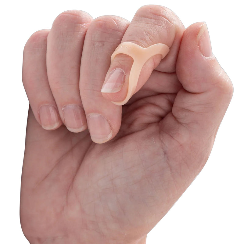 Finger Splint Oval-8 Adult Size 8 Pull-On Left or Right Hand Beige (Pack of 5)