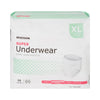 McKesson Super Moderate Absorbency Incontinence Underwear, Extra Large (14/BG)