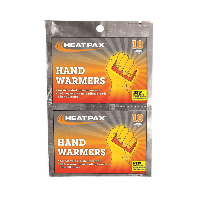 Heat Pax Hand Warmers, Air Activated, Warmth for 10 Hours (Box of 5 Pairs)