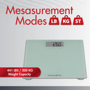 Floor Scale Veridian LCD Display 441 lbs / 200 kg. Battery Operated (4/CS)