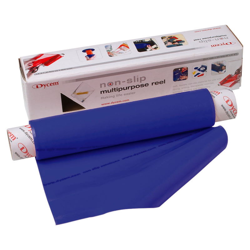 Fabrication Enterprises Dycem Nonslip Material Roll, Blue, 8 Inch x 6.5 Foot 