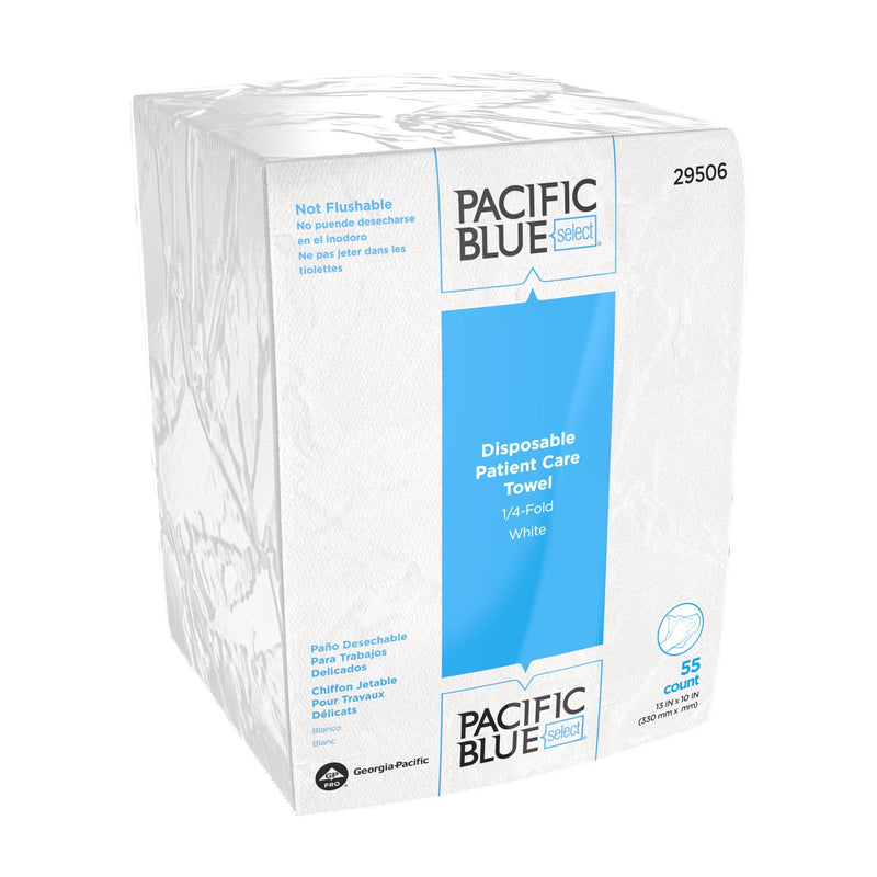 Georgia-Pacific Consumer Products LP Pacific Blue Select Air-laid Bonded Cellulose Washcloth (1320/CS) 