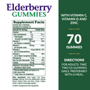 US Nutrition Nature's Bounty Elderberry Gummies 